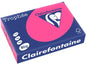Clairefontaine Papier pour photocopie Trophée A4, 80 g/m², rose fluo, 500 feuilles