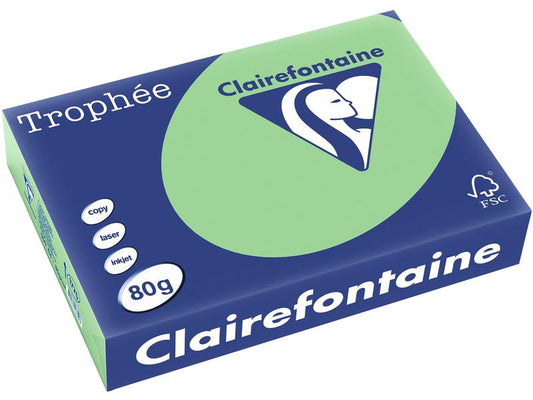 Clairefontaine Papier pour photocopie Trophée A4, 80 g/m², vert, 500 feuilles