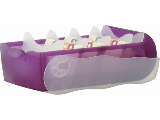 HAN Boîte à fiches Croco A8, Violet