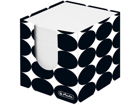 Herlitz Distributeur à feuillets adhésif 700 feuilles 9 x 9 x 9 cm Just Black