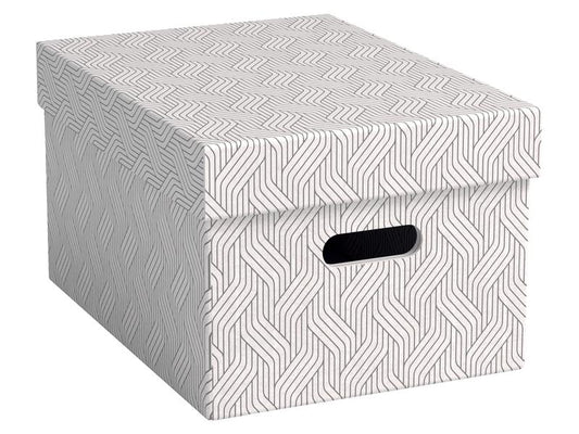 VON Boîte d’archivage Medium 15 l, 3 pièces, Blanc