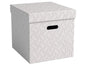 VON Boîte d’archivage Cube 29 l, 3 pièces, Blanc
