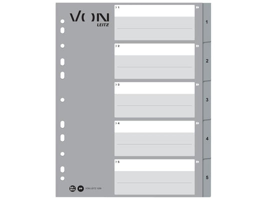 VON Registre A4, 1-5
