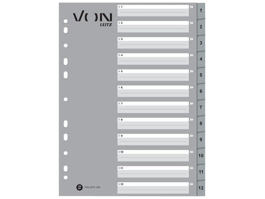 VON Registre A4, 1-12