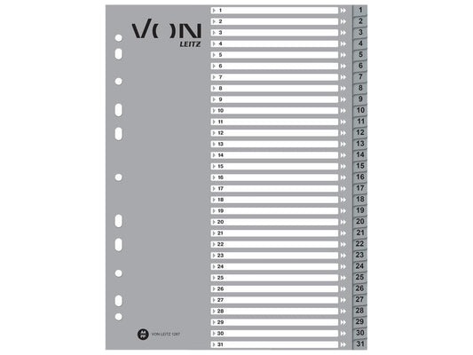 VON Registre A4, 1-31
