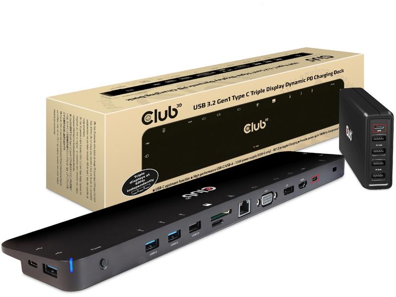 Club 3D Station d'accueil CSV-1564W100