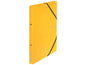 VON Classeur à anneaux avec bandes d'angle élastiques, 2.5 cm, Jaune