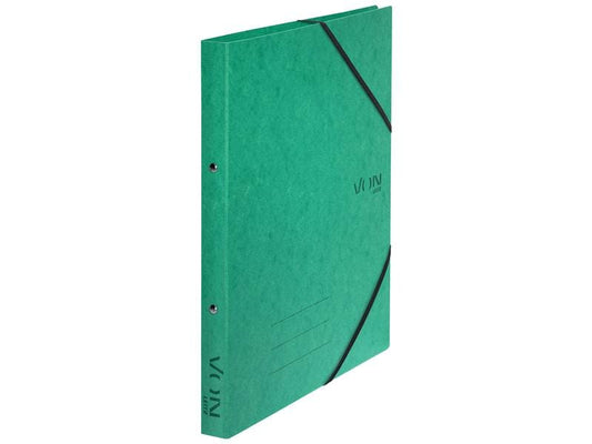 VON Classeur à anneaux avec bandes d'angle élastiques, 2.5 cm, Vert