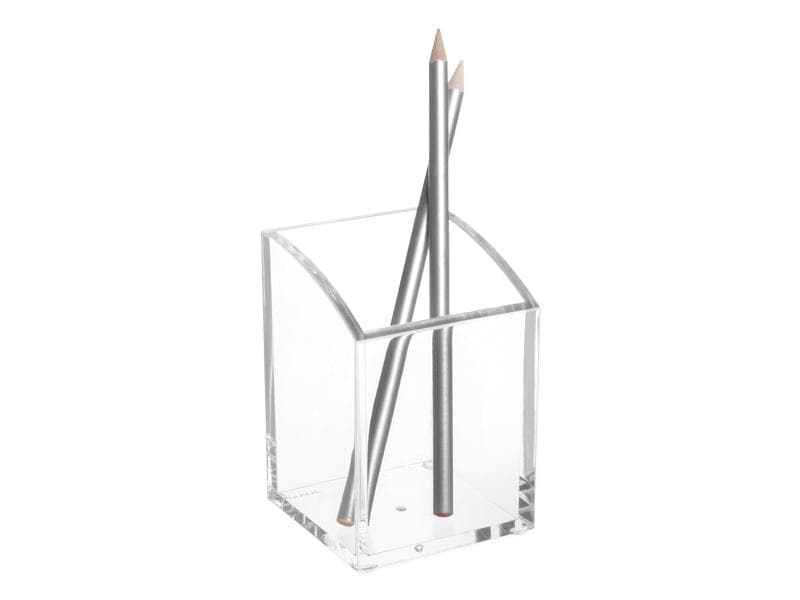 Maul Pot à crayons Acrylique 10.4 x 7 x 7 cm, Transparent