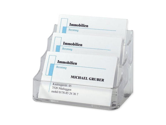 Sigel Étui à cartes de visite avec 3 compartiments