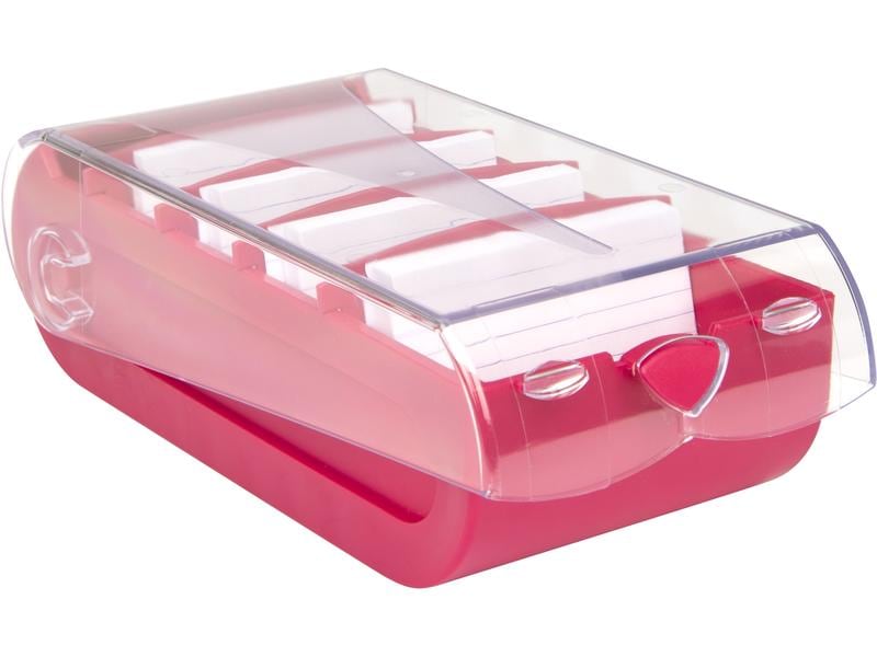 Biella Boîte à fiches Bunny A7 100 cartes, rose