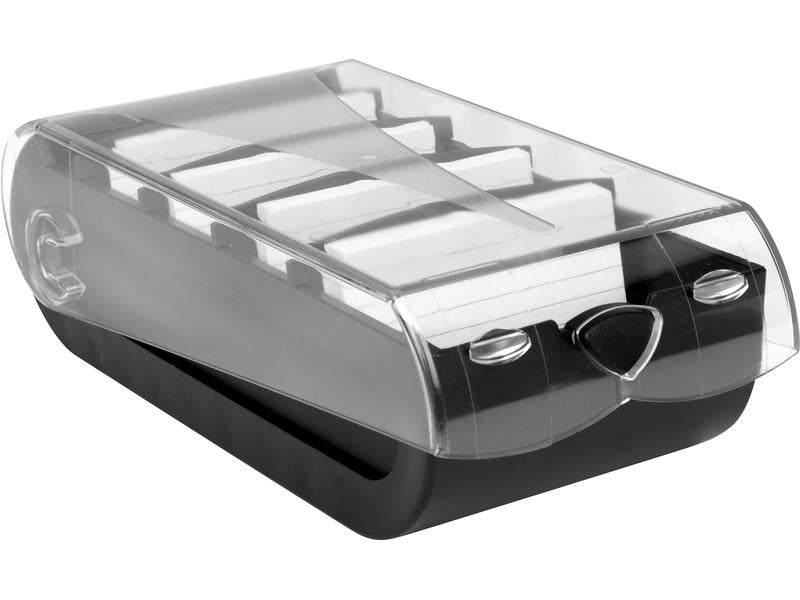 Biella Boîte à fiches Bunny A8 100 cartes, noir