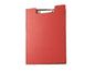 Maul Porte-documents avec film plastique et couvercle Rouge
