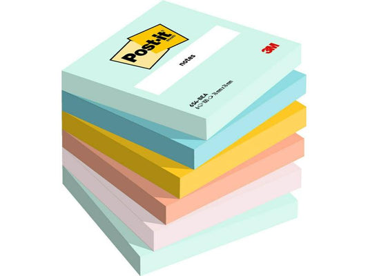 Post-it Fiche de bloc-notes Collection Beachside, 76 x 76 mm