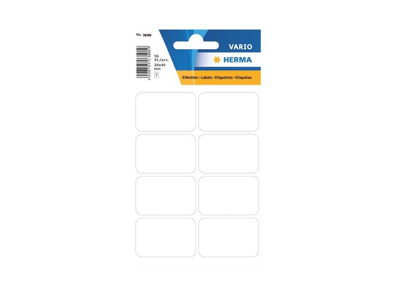 Herma Stickers Étiquettes multi-usage 2.5 x 4 cm, 56 étiquettes
