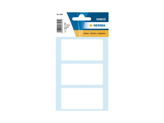 Herma Stickers Étiquettes multi-usage 3.4 x 6.7 cm, 21 étiquettes