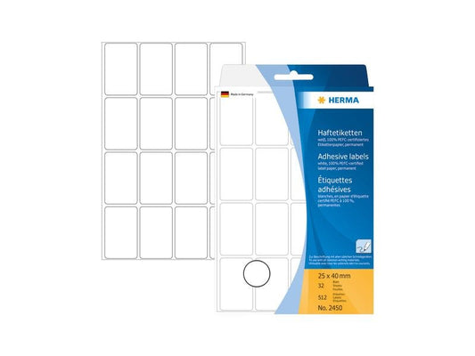 HERMA Étiquettes universelles 2.5 x 4 cm, 512 étiquettes