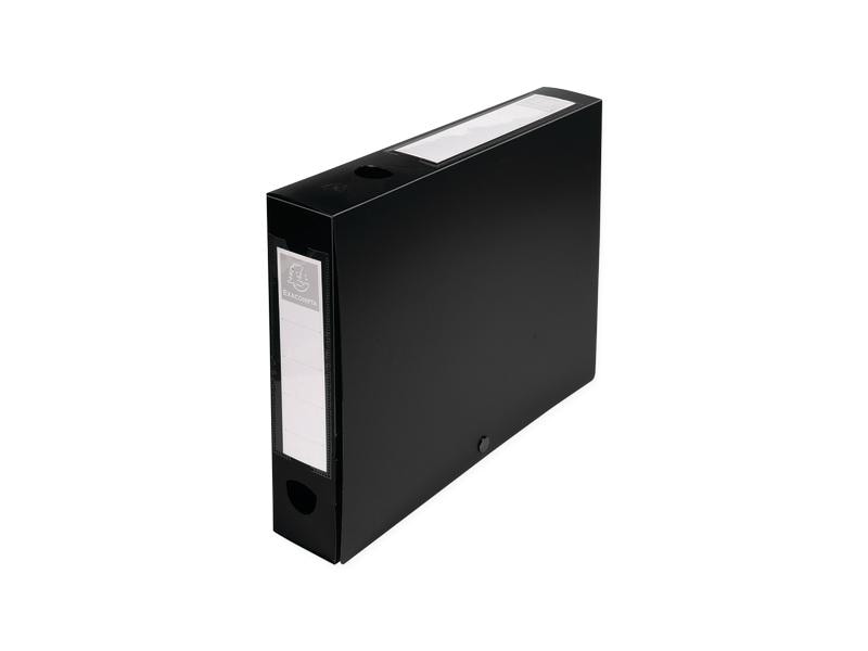 Exacompta Boîte d’archivage A4, Noir