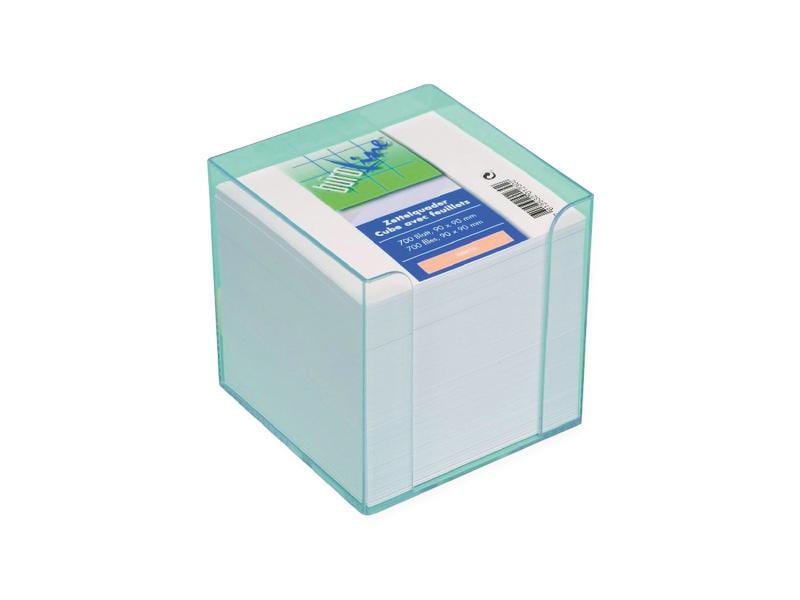 Büroline Distributeur à feuillets adhésif 9 x 9 x 9 cm, Transparent