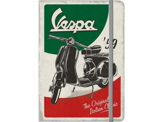 Nostalgic Art Bloc-notes Vespa A5, Pois, Multicolore