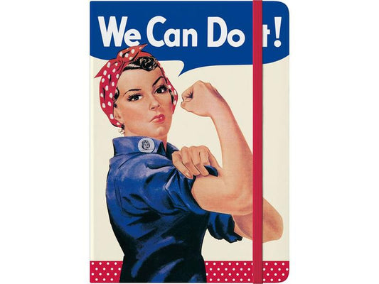 Nostalgic Art Bloc-notes We can do it! A5, Pois, Multicolore