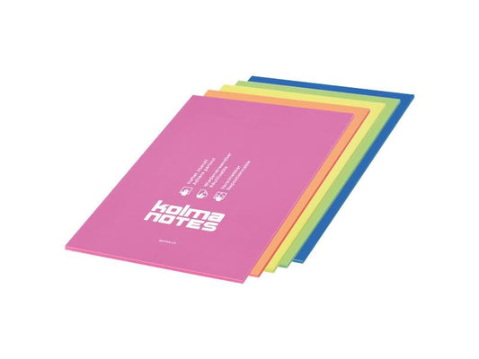 Kolma Fiche de bloc-notes A5 Multicolore, 50 feuilles