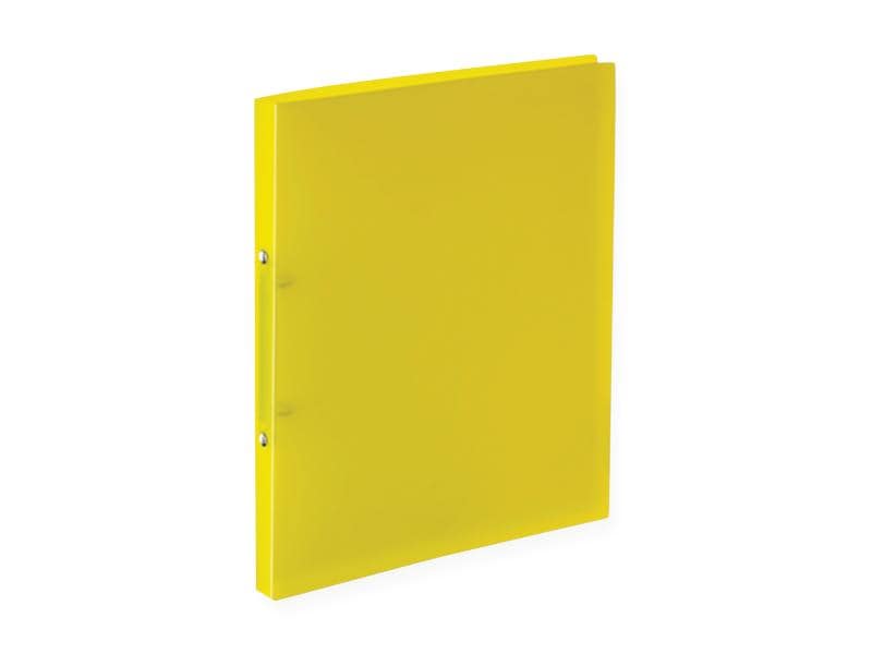 Kolma Classeur à anneaux Easy Soft Ø 2.1 cm, Jaune/Transparent