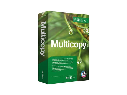 Multicopy Papier pour photocopie A4, Blanc, 80 g/m², 2500 Feuille