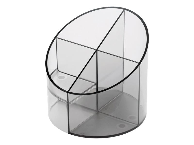Helit Pot à crayons Cross Economy Gris/Transparent