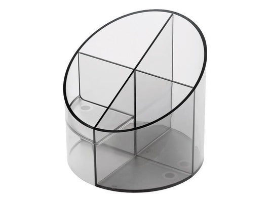 Helit Pot à crayons Cross Economy Gris/Transparent