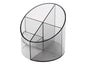 Helit Pot à crayons Cross Economy Gris/Transparent