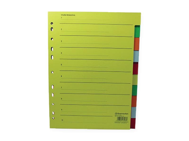 Soennecken Registre RC, 1-10