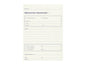 Simplex Fiche de bloc-notes «Pendant votre absence», Blanc