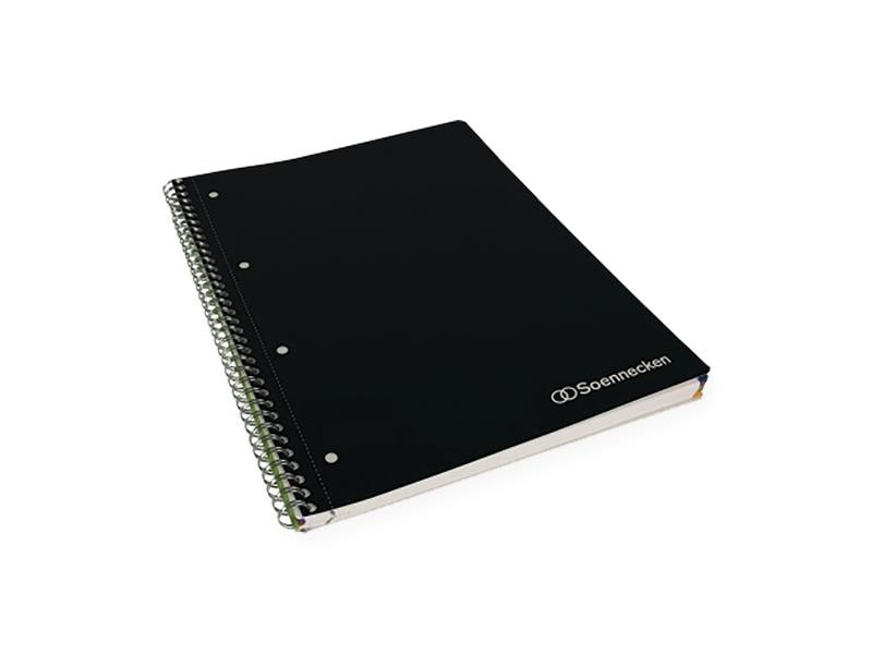 Soennecken Carnet de notes Meetingbook, A4, À carreaux, Noir