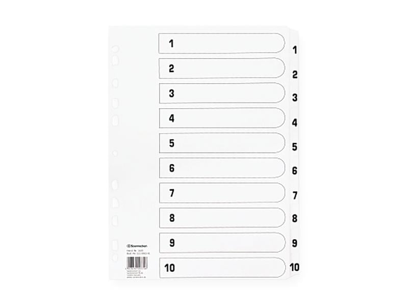 Soennecken Registre 1-10