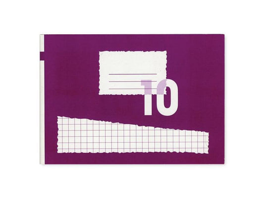 office focus Cahier d'école A5, À carreaux, Violet, 10 Pièce/s