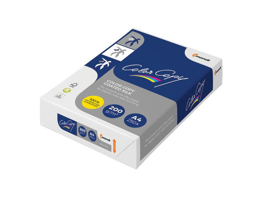 Colorcopy Papier pour photocopie Color Copy Silk A4, Extra-blanc, 200 g/m²