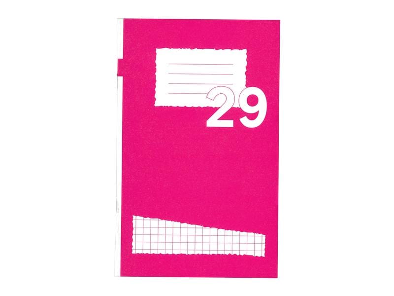 office focus Cahier d'école FSC 14 x 20 cm, À carreaux, Rouge, 10 Pièce/s