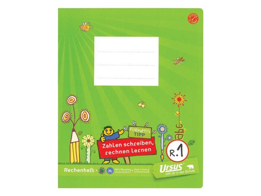 Formati R.1 19.5 x 24 cm, À carreaux, Vert