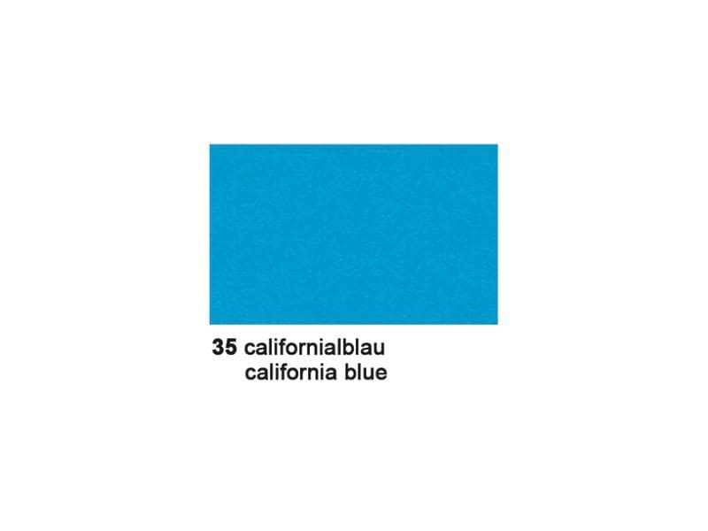URSUS Papier cartonné 50 x 70 cm Bleu california