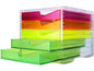 Styro Boîte à tiroirs NeonLine 5 tiroirs, transparent