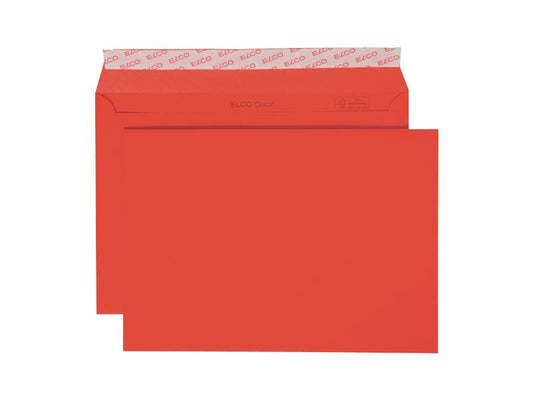 ELCO Enveloppe Color C5, rouge, 250 Pièce/s