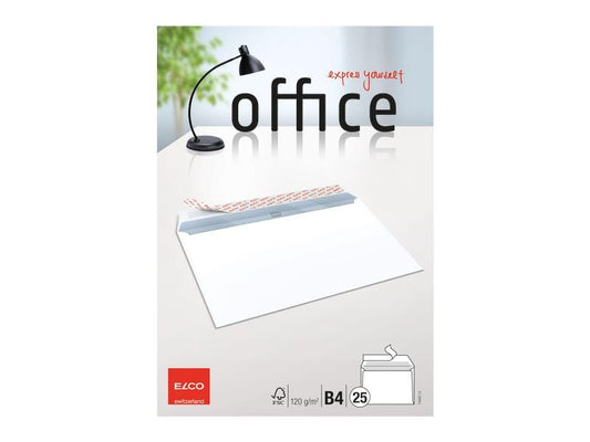 ELCO Enveloppe Office B4, Pas de fenêtres, 25 Pièce/s