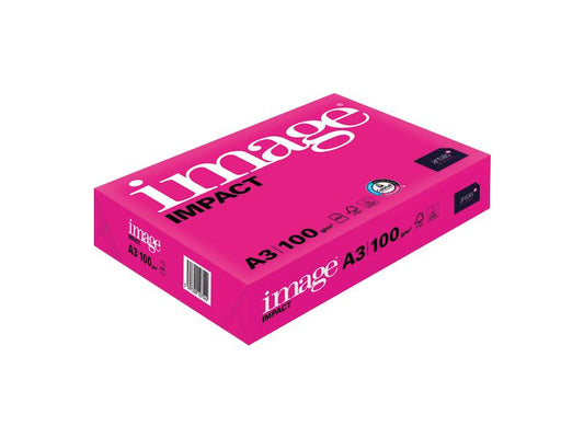 Image Papier pour photocopie Impact A3, Extra-blanc, 100 g/m², 500 Feuille