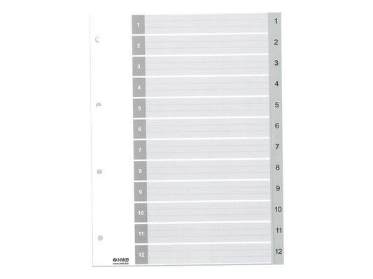 HWB Registre A4, PP 1-12