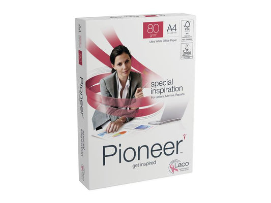 Pioneer Papier pour photocopie Preprint A4, Extra-blanc, 250 g/m²,200 Feuille