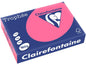 Clairefontaine Papier pour photocopie Trophée Colored Copy FSC A4, Fuchsia, 160 g/m²