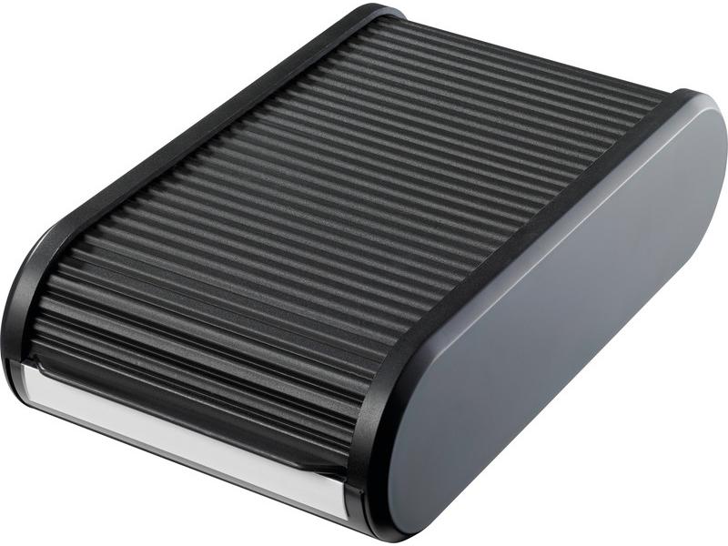 Helit Fichier pour cartes de visite Noir