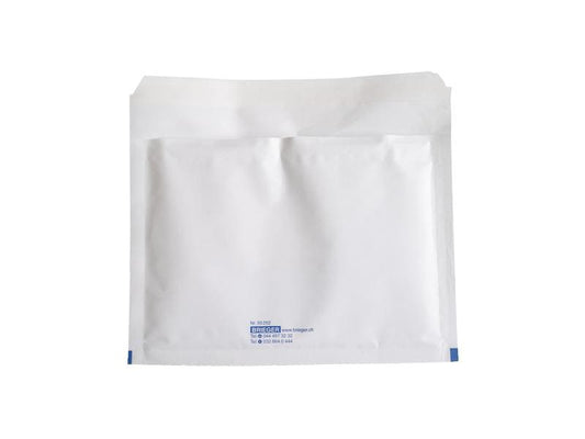Brieger Pochette rembourrée à bulles d’air 22 x 16 cm, Blanc
