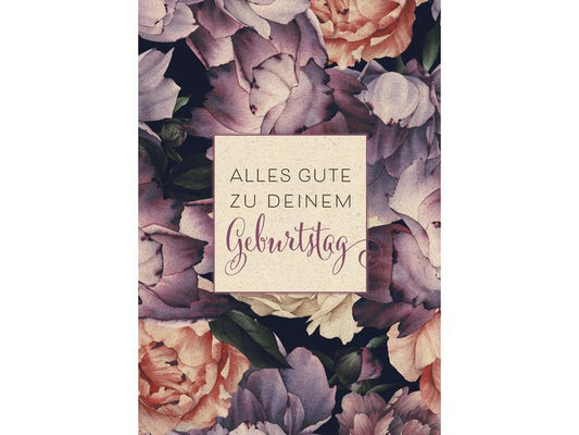 Natur Verlag Carte de félicitations Vintage Tout le bonheur 17.5 x 12.2 cm